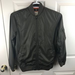 Denim & Supply Ralph Lauren Full Zip Bomber Jacket Green Small